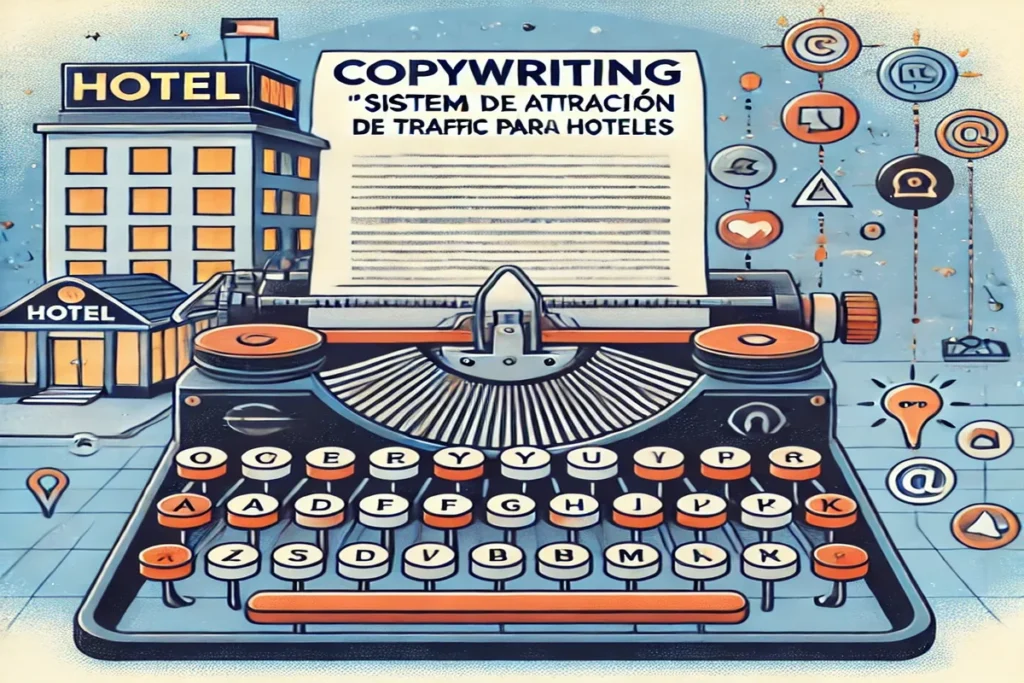 imagen-teclado-con-hoja-escribiendo-copywriting-atraccion-trafico-hoteles